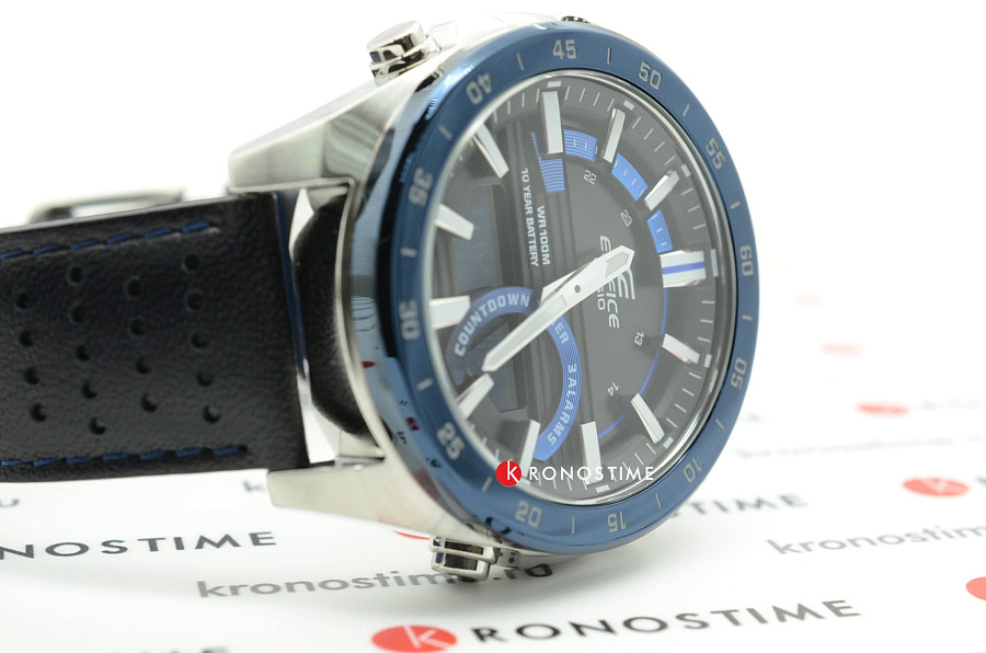 Часы Casio Edifice ERA-120BL-2A — кварцевые, сталь металл