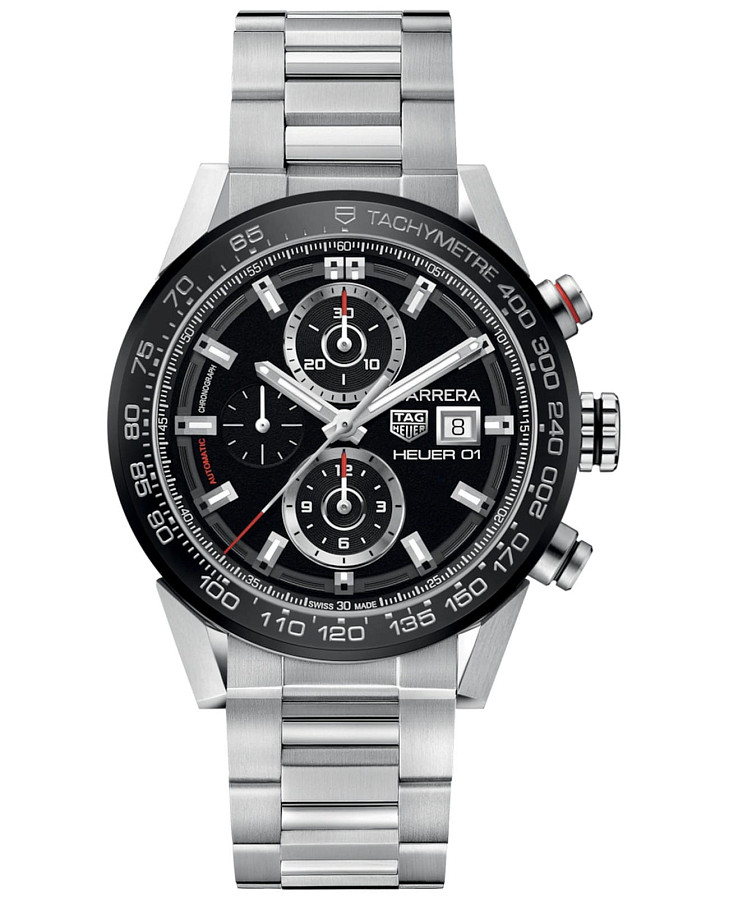 Часы TAG Heuer Carrera CAR201Z.BA0714 — мужские, черный