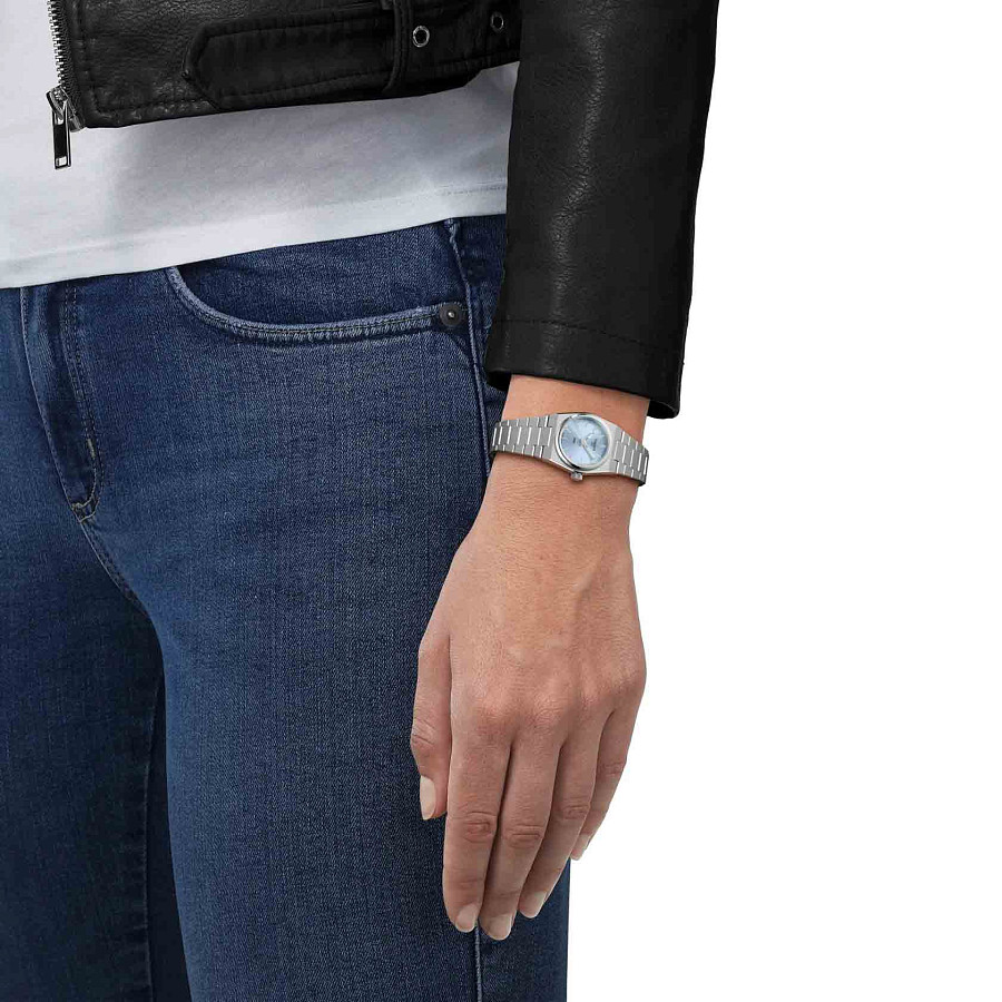 Часы Tissot PRX 25 mm T137.010.11.351.00 — женские, серебристый