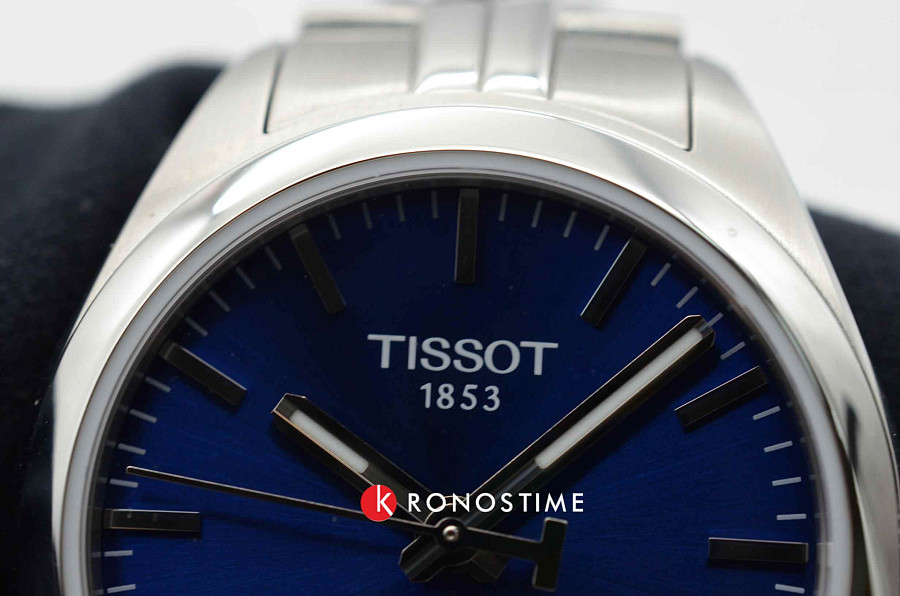 Часы Tissot PR 100 Powermatic 80 Lady T101.207.11.041.00 — синий, металл сталь