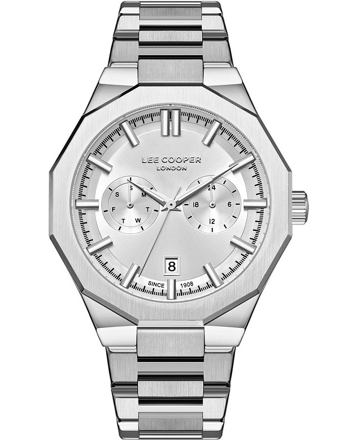 Часы Lee Cooper LC08018.330 — мужские, серебристый