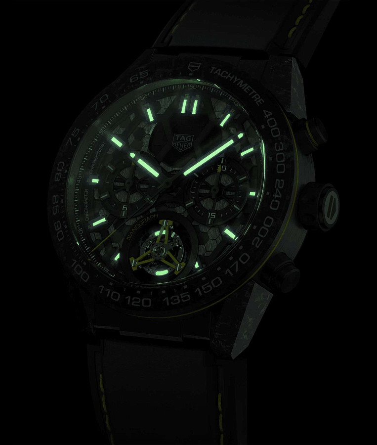 Часы TAG Heuer Carrera CAR5A96.FC6462 — кожаный, мужские