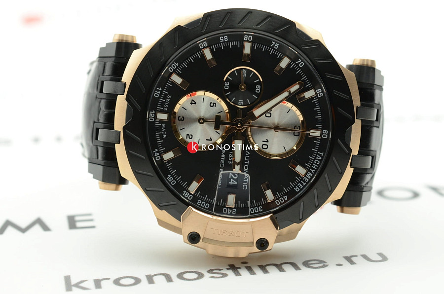 Часы Tissot T-Race Motogp Automatic Chronograph T115.427.37.051.00 — каучук, мужские