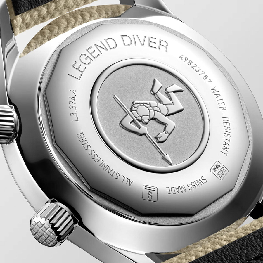 Часы Longines Legend Diver Watch L3.374.4.30.2 — женские, тканевый