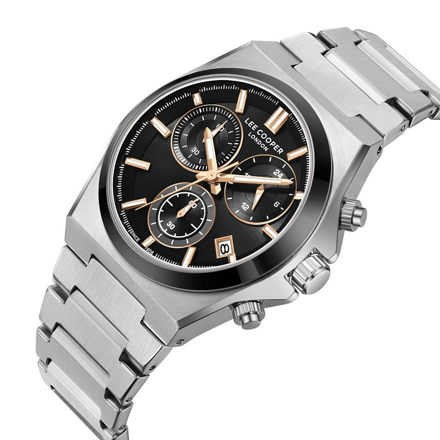 Часы Lee Cooper LC08188.650 — кварцевые, суперметалл металл