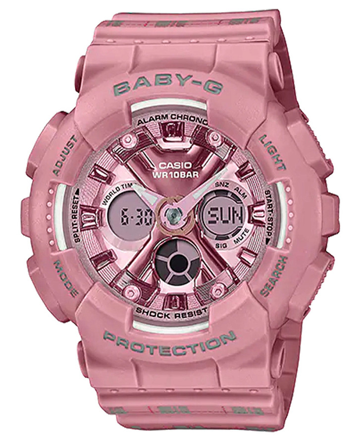 Часы Casio Baby-G BA-130SP-4A — женские, розовый