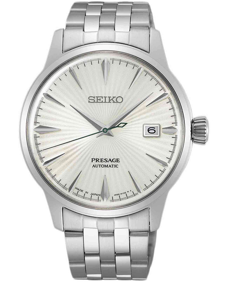 Часы Seiko Presage Cocktail Time SRPG23J1 — мужские, серебристый