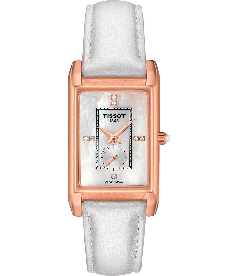 Часы Tissot Prestigious Lady 18K Gold T923.335.76.116.00 — женские, перламутровый