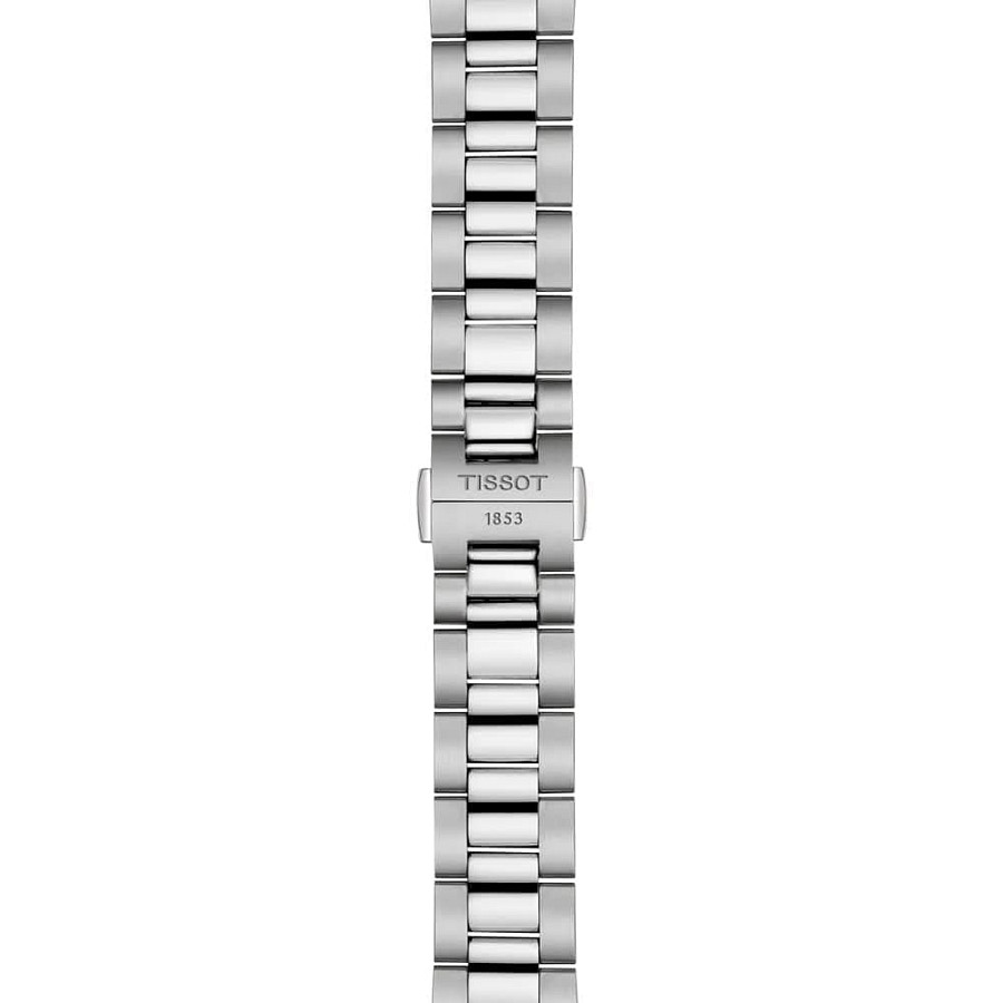 Часы Tissot Gentleman Powermatic 80 Silicium T165.807.11.091.00 — мужские, серебристый