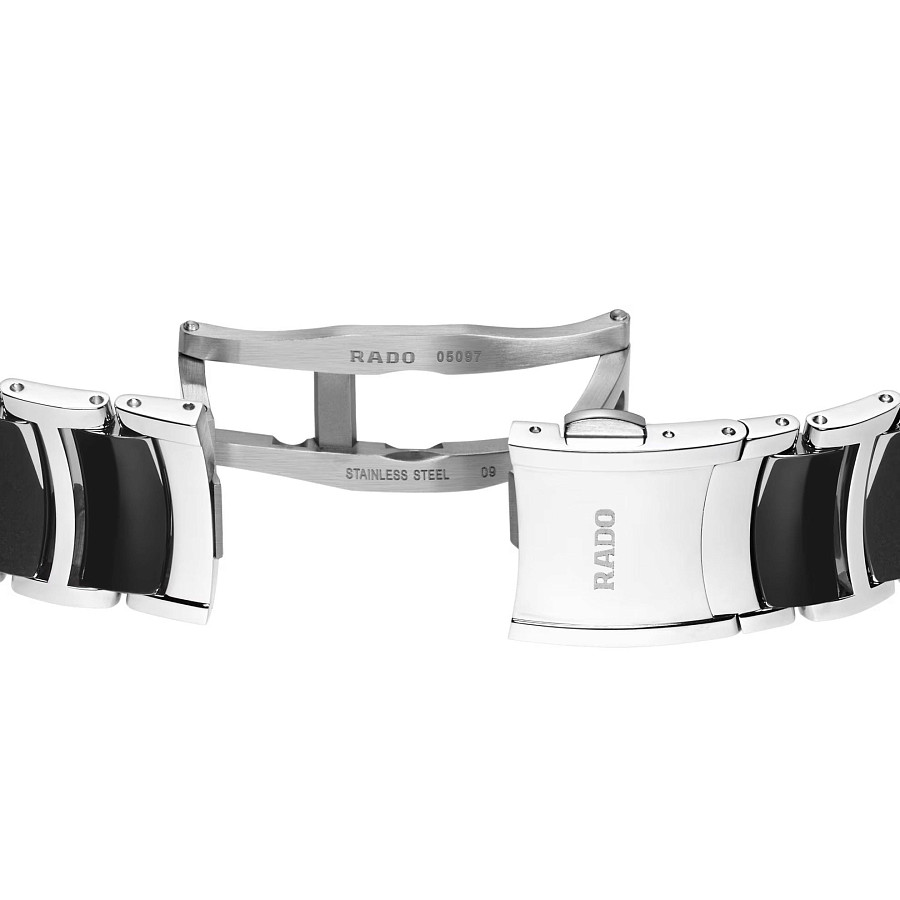 Часы Rado Centrix Diamonds R30234762 — сталь + высокотехнологичная керамика, женские