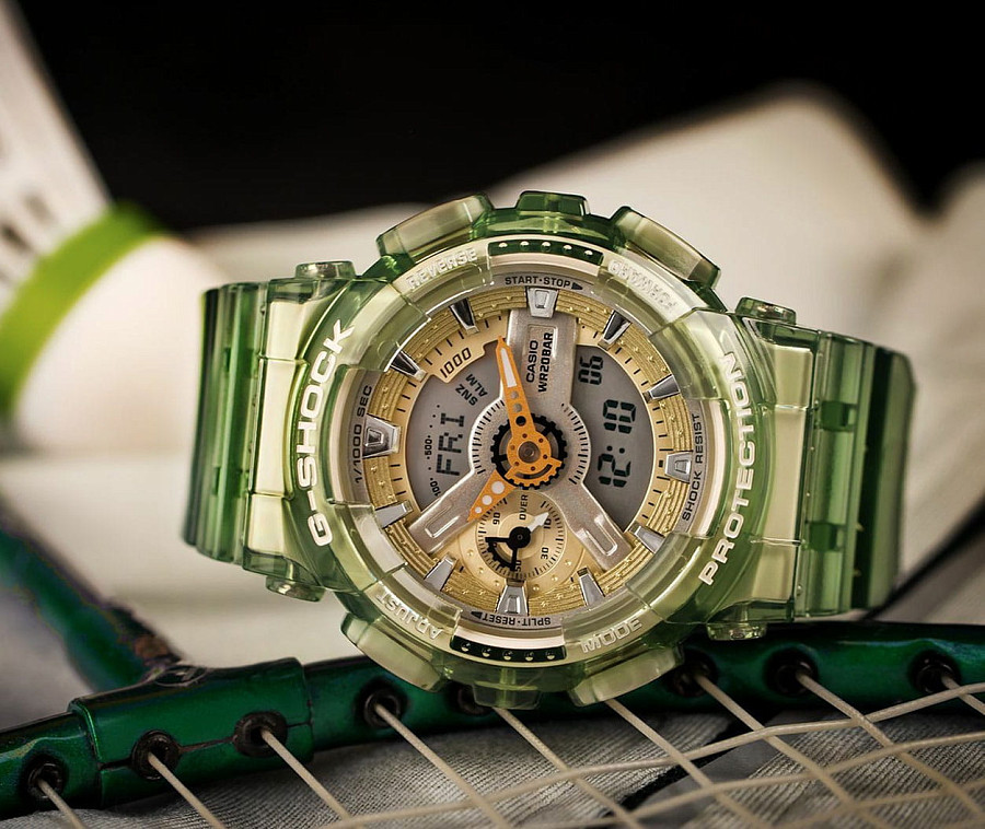 Часы Casio G-Shock GMA-S110GS-3A — пластик, пластик