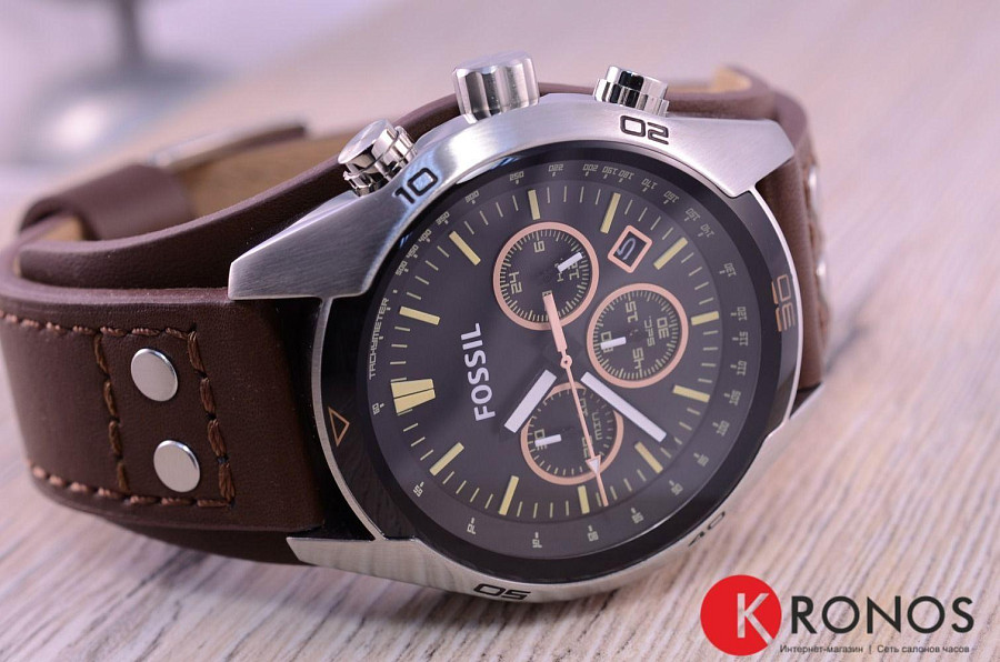 Часы Fossil Bannon CH2891 — черный, сталь металл