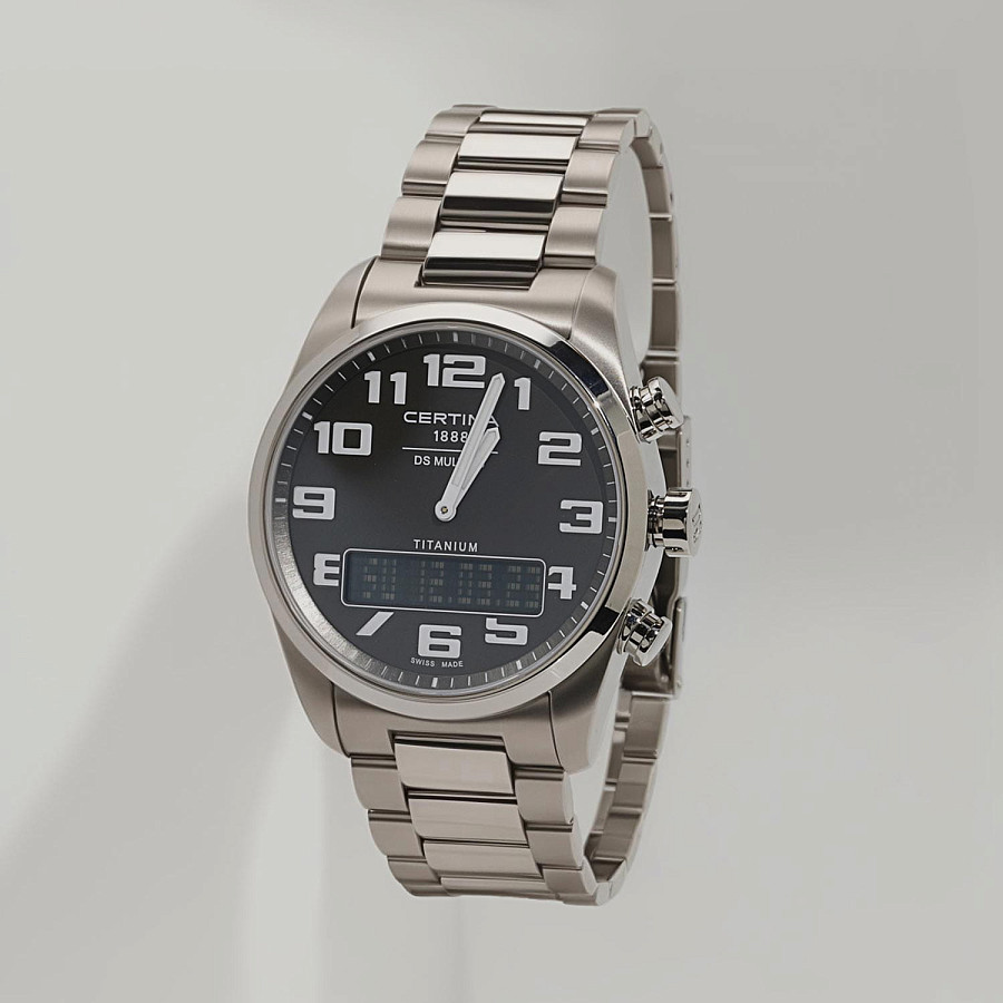 Часы Certina DS Multi C020.419.44.082.01 — кварцевые, Швейцария, мужские