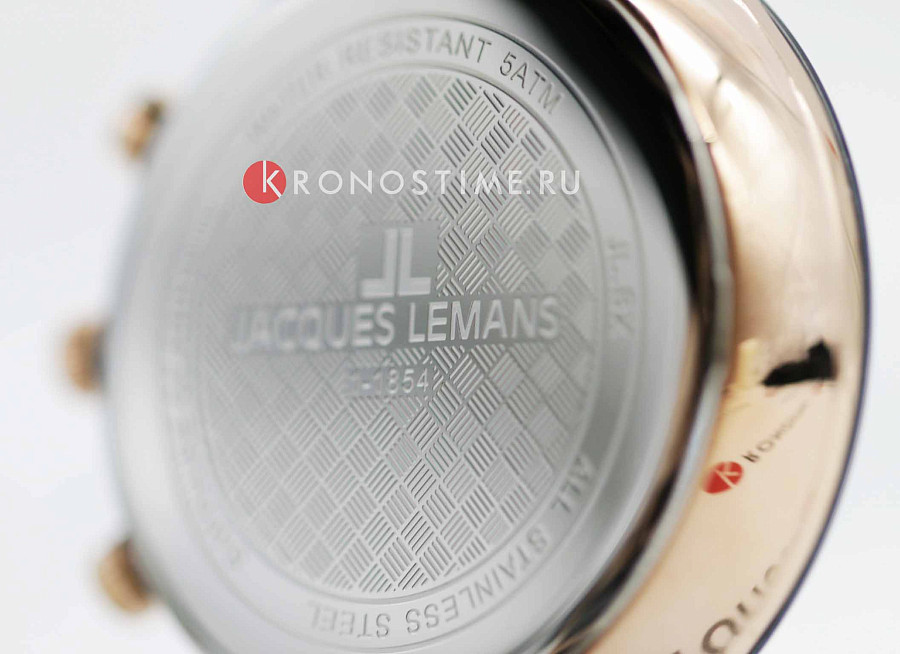 Часы Jacques Lemans Dublin 1-1854C — черный, металл сталь