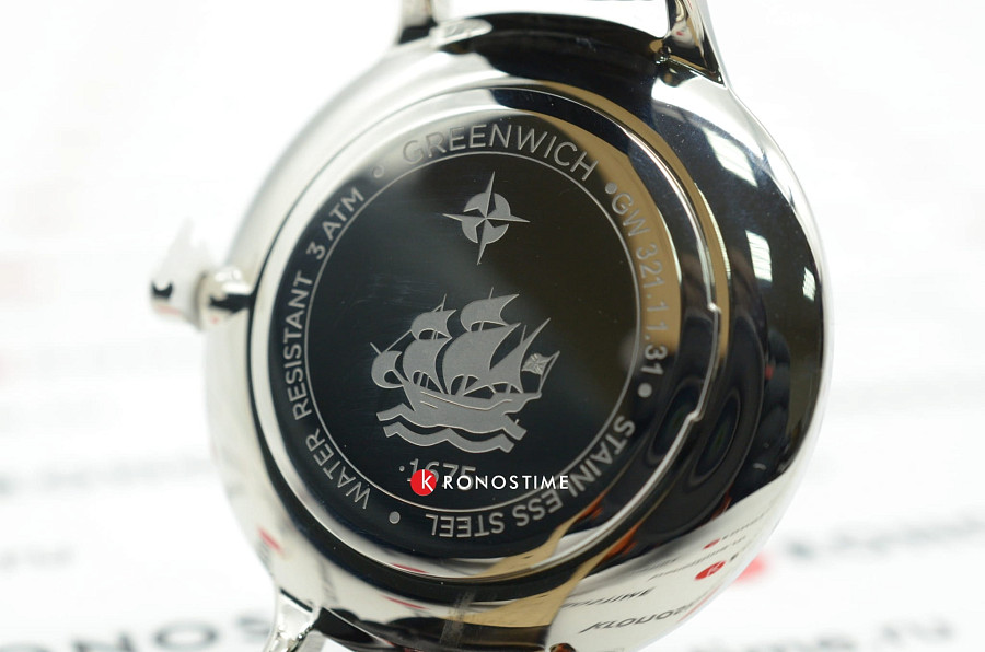 Часы Greenwich Wind GW 321.11.31 — Англия, кварцевые