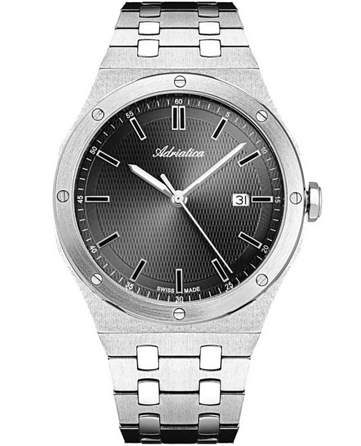 Часы Adriatica A8337.5116Q — мужские, черный