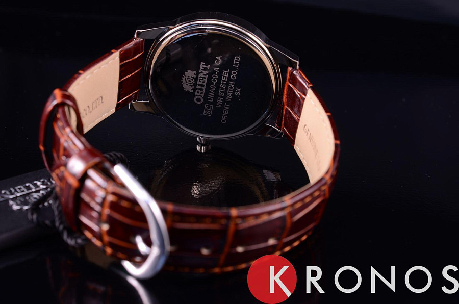 Часы Orient UNA0006W (FUNA0006W) — кожа + текстиль, мужские