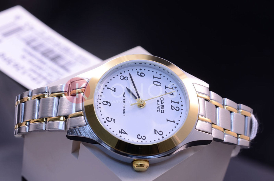 Часы Casio Collection LTP-1263PG-7B — кварцевые, металл латунь