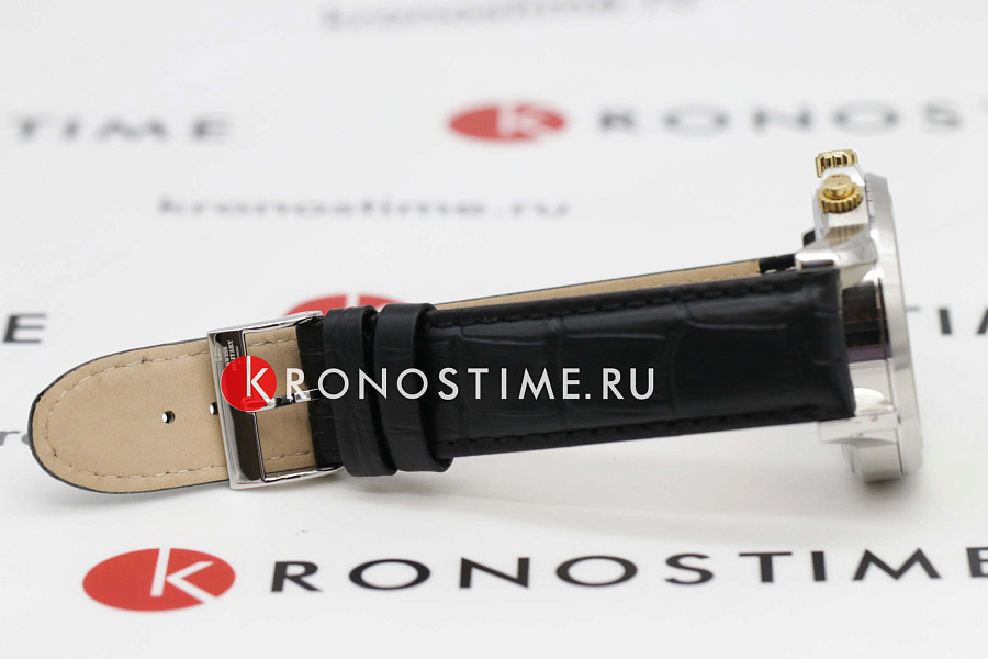 Часы Swiss Military by Chrono SM34052.10 — мужские, кожа + текстиль