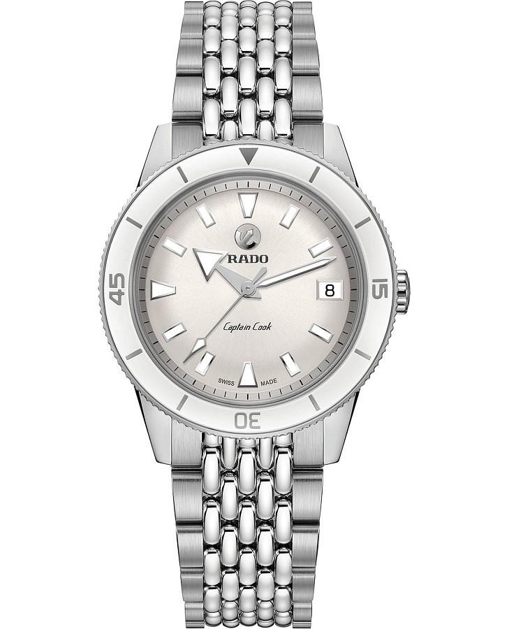 Часы Rado Captain Cook Automatic R32500013 — женские, белый