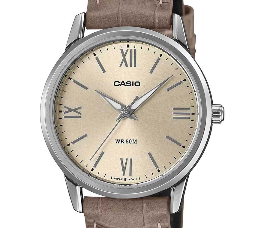 Часы Casio Collection Standard LTP-1303LL-7A — кварцевые, сталь металл