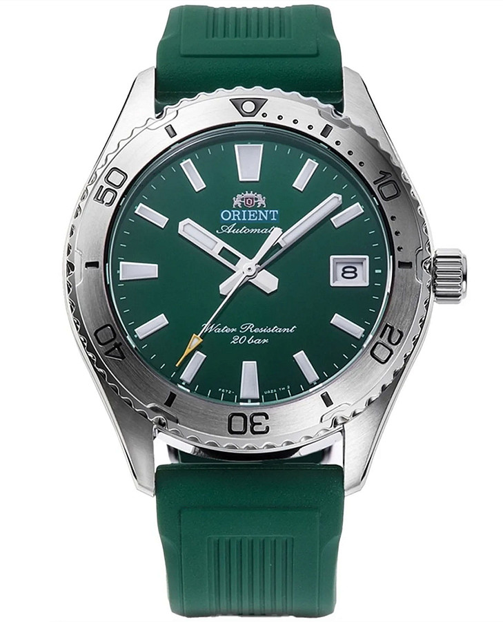 Часы Orient Mako Kamasu RA-AC0Q11E — мужские, зеленый