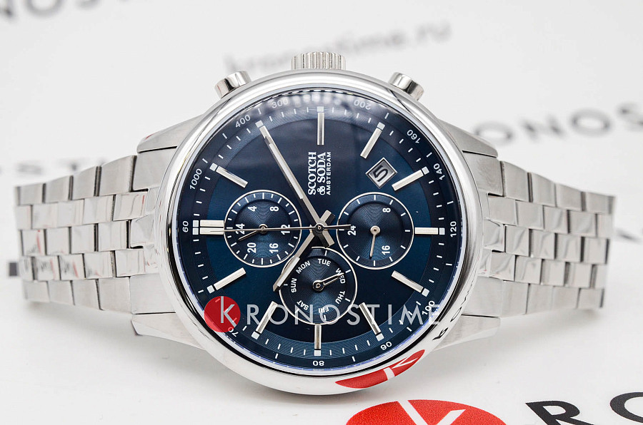 Часы Scotch&Soda SSM.115A — кварцевые, металл сталь