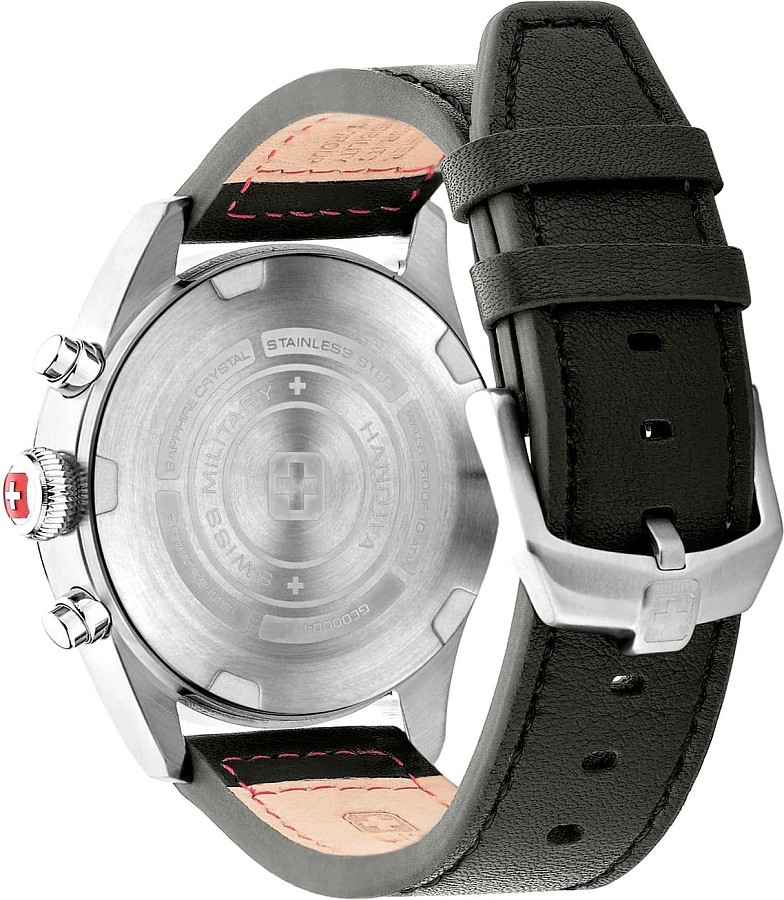 Часы Swiss Military Hanowa Thunderbolt Chrono SMWGC0000401 — сталь металл, Швейцария