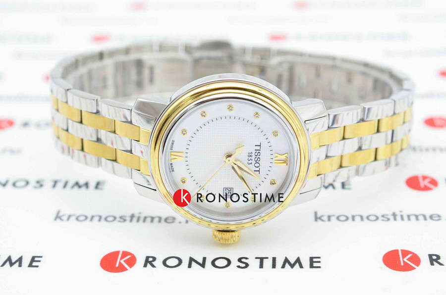 Часы Tissot Bridgeport Lady T097.010.22.116.00 — сталь c pvd покрытием, женские