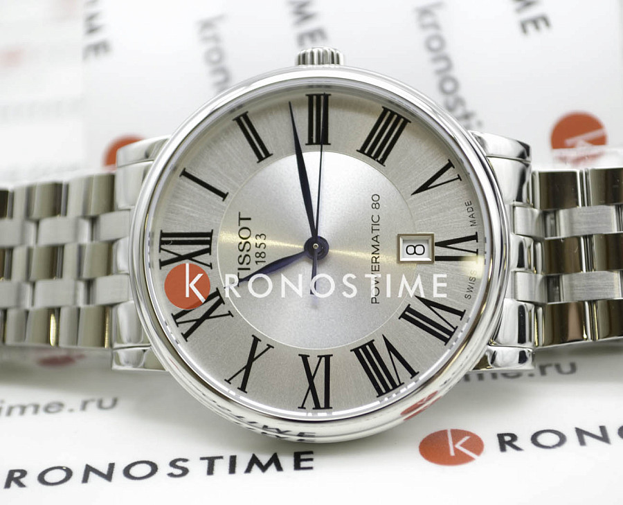 Часы Tissot Carson Premium Powermatic 80 T122.407.11.033.00 — мужские, механические