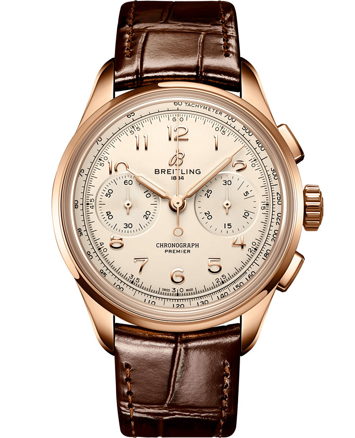 Часы Breitling Premier B09 Chronograph 40 RB0930371G1P1 — мужские, красный