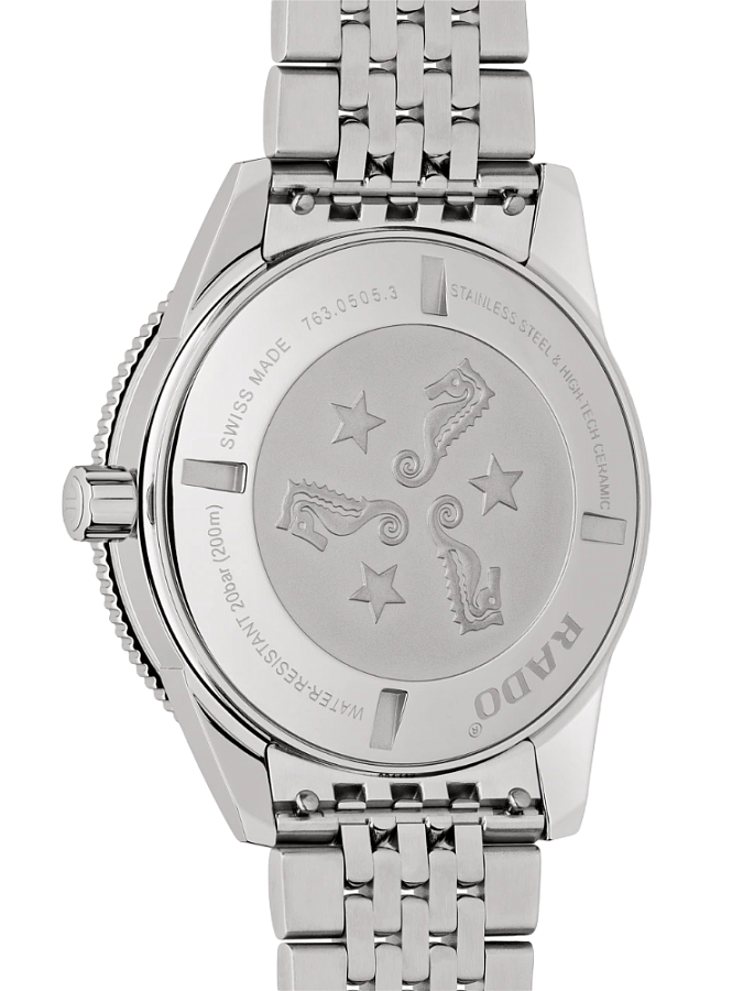 Часы Rado Captain Cook Automatic R32505153 — механические, керамика сталь металл