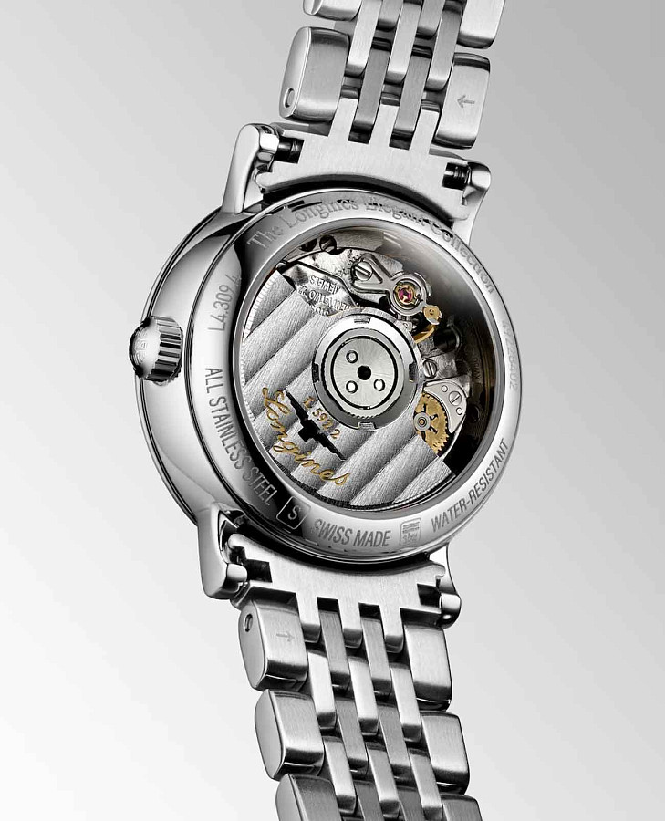 Часы Longines Elegant Collection L4.309.4.97.6 — механические, металл сталь
