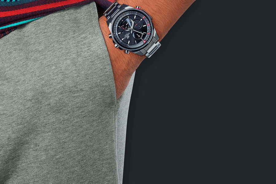Часы Casio Edifice EFS-S590D-1A — металл сталь, Япония