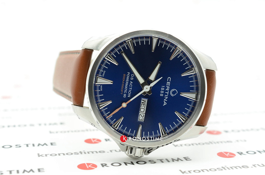 Часы Certina DS Action Day-Date Powermatic 80 C032.430.16.041.00 — сталь металл