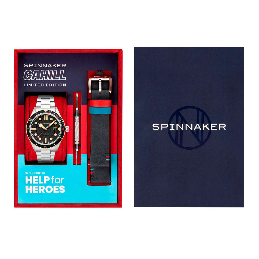 Часы Spinnaker Cahill SP-5096-55-HH — механические, сталь металл