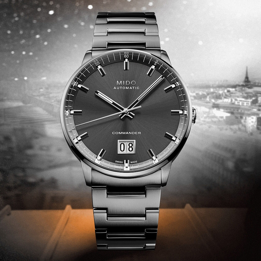 Часы Mido Commander Big Date M021.626.11.061.00 — Швейцария, механические