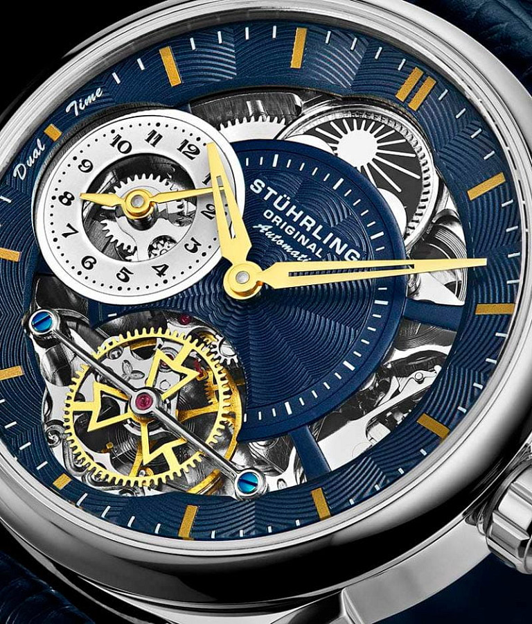 Часы Stuhrling Legacy 943A.02 — мужские, кожаный