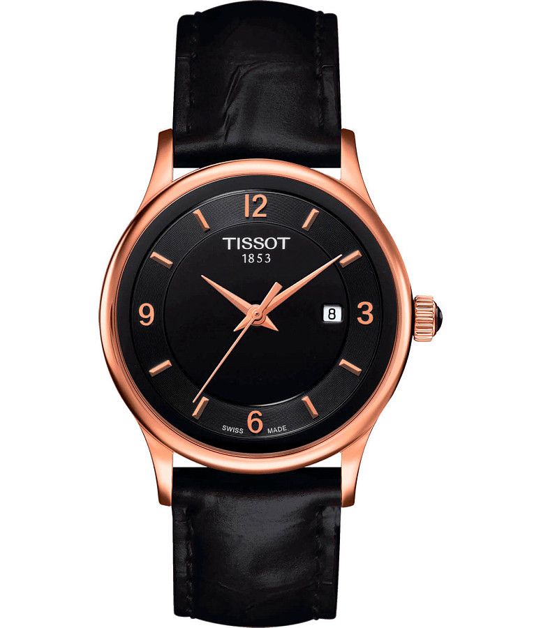 Часы Tissot Rose Dream Lady 18K Gold T914.210.46.057.00 — женские, черный