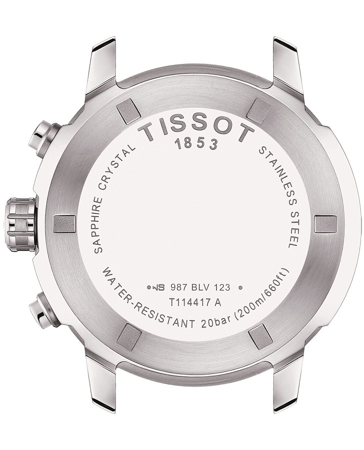 Часы Tissot PRC 200 Chronograph T114.417.11.057.00 — сталь металл, Швейцария