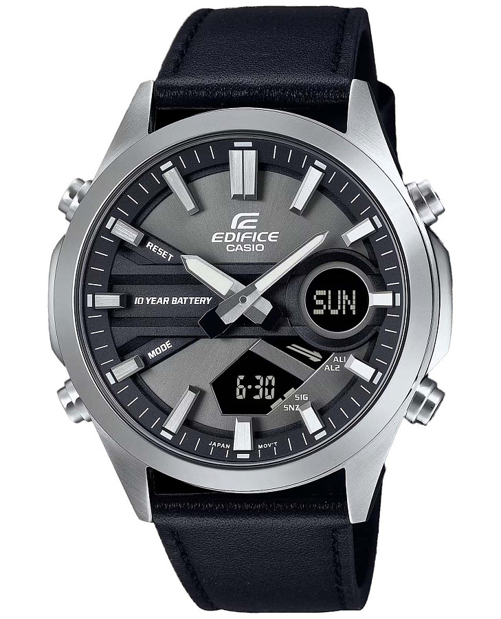 Часы Casio Edifice EFV-C120L-8A — мужские, серый
