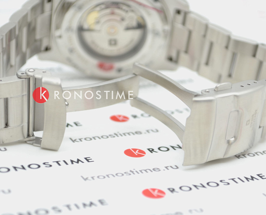 Часы Swiss Military by Chrono Diver SMA34075.01 — мужские, серебристый