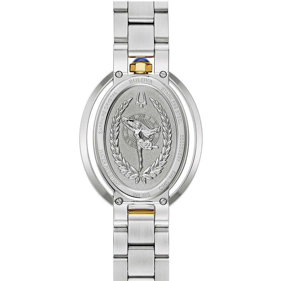 Часы Bulova Rubaiyat 98L320 — кварцевые, сталь металл