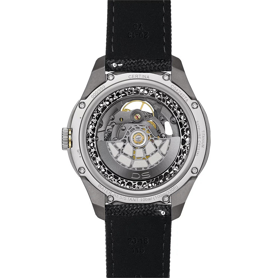 Часы Certina DS Vision C042.407.56.081.10 — механические, титан металл