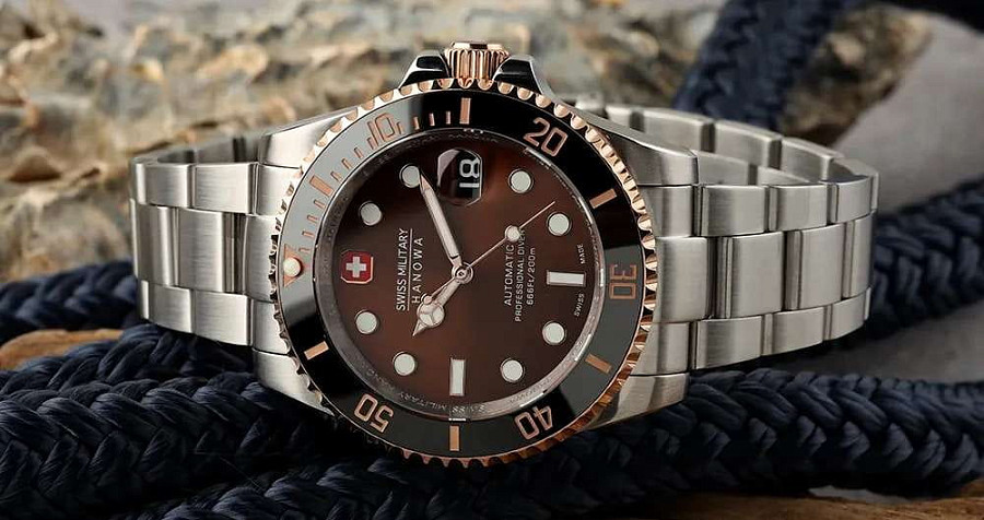Часы Swiss Military Hanowa Sealord SMWGL0006360 — Швейцария, механические