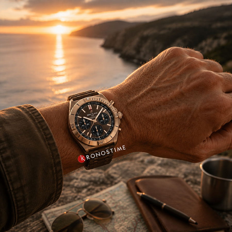 Часы Breitling Chronomat B01 Chronograph 42 mm RB0158101Q1S1 — Швейцария, механические