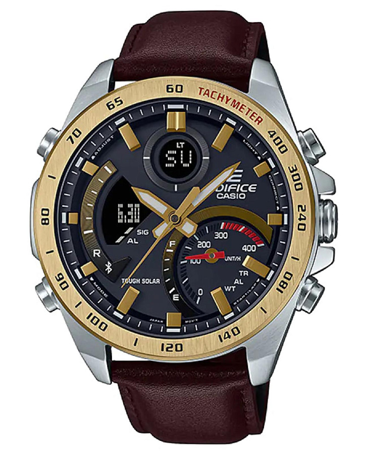 Часы Casio Edifice ECB-900GL-1ADR (ECB-900GL-1A) — мужские, серый