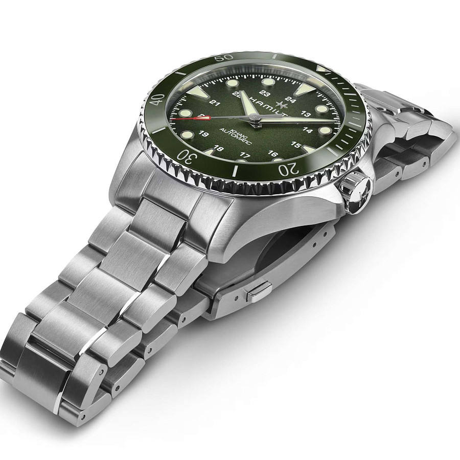 Часы Hamilton Khaki Navy Scuba Automatic H82525160 — механические, сталь металл