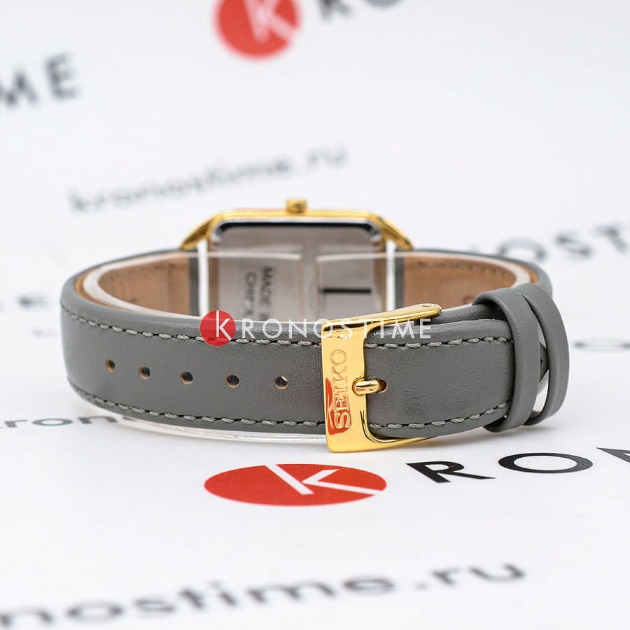 Часы Seiko CS Dress Discover More SWR090P1 — кожаный, женские
