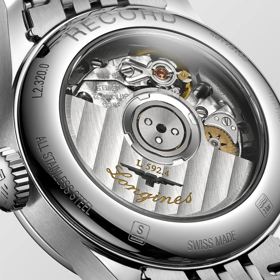 Часы Longines Record Collection L2.320.4.11.6 — нержавеющая сталь, женские